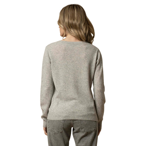 Kocca Maglia Maglia Donna a V con paillettes XS A25 - KOCCABERNABE - M9001 - XS - Francavilla Moda
